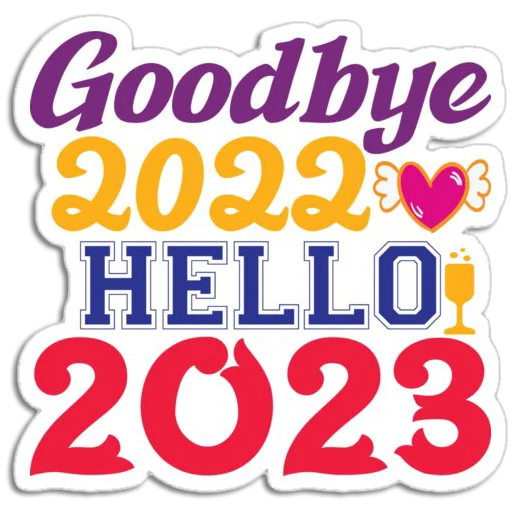 Эмодзи Hello 2023