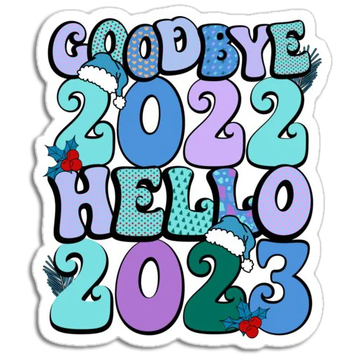 Эмодзи Hello 2023