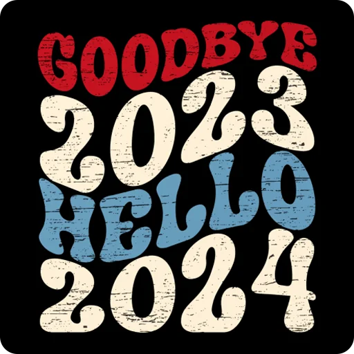 Эмодзи Hello 2024