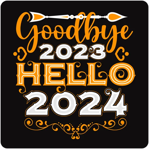 Эмодзи Hello 2024