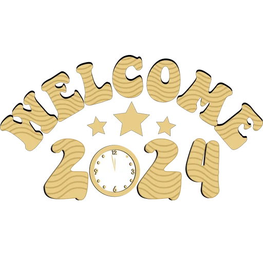 Эмодзи Hello 2024