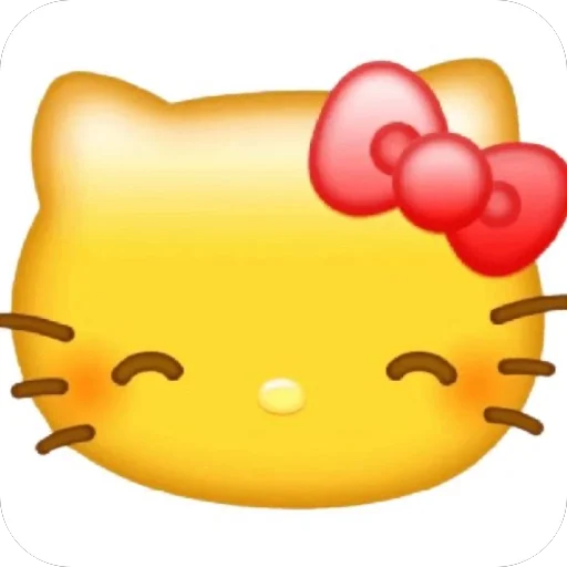 Эмодзи hello kitty