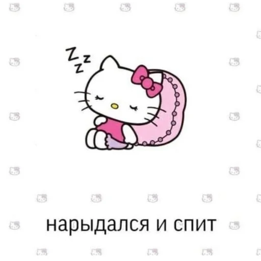 Эмодзи Hello Kitty