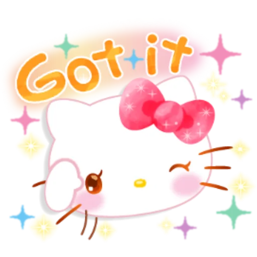 Эмодзи Hello Kitty