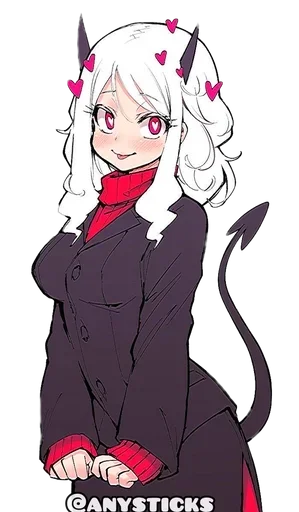 Эмодзи I Love Helltaker