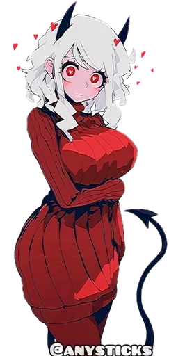 Эмодзи I Love Helltaker