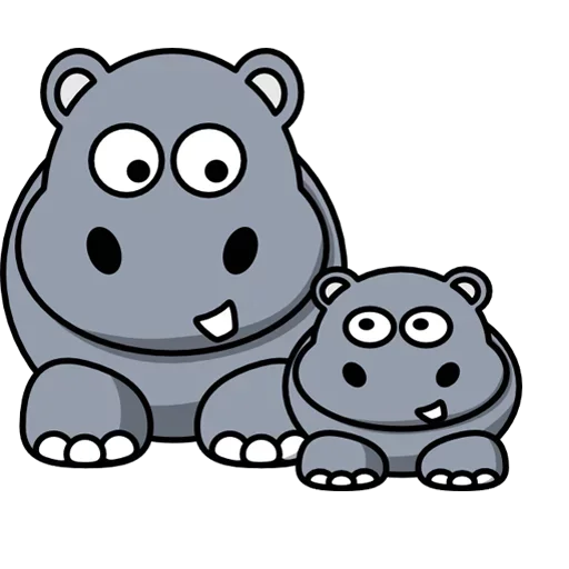 Эмодзи Hippo Pack