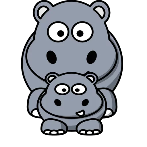 Эмодзи Hippo Pack