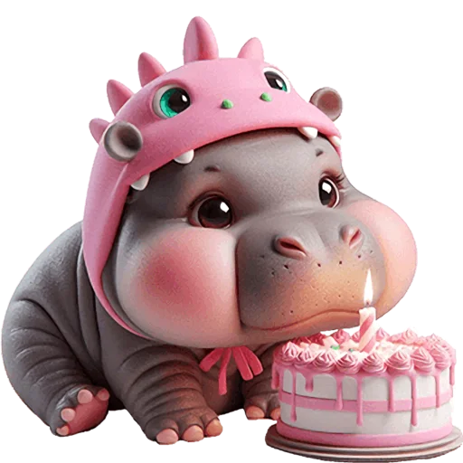 Эмодзи Бегемотики Дино