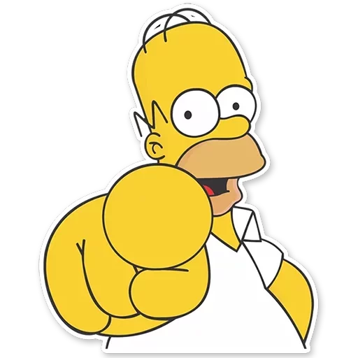 Эмодзи Homer Simpson