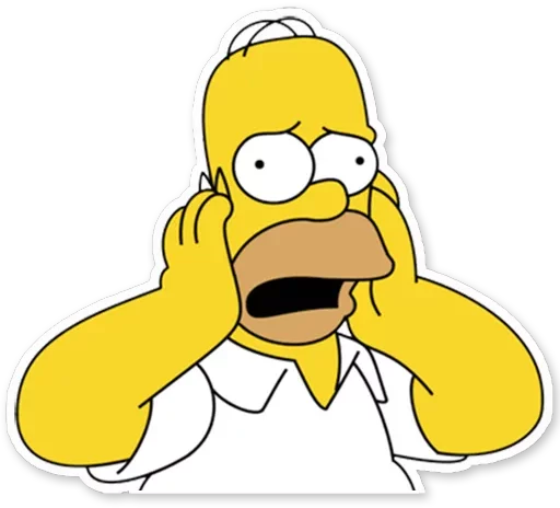 Эмодзи Homer Simpson