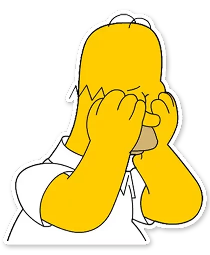 Эмодзи Homer Simpson