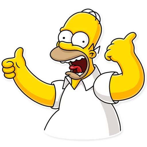 Эмодзи Homer Simpson