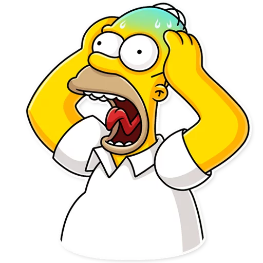 Эмодзи Homer Simpson