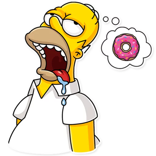 Эмодзи Homer Simpson
