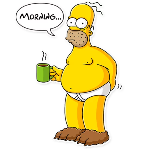 Эмодзи Homer Simpson