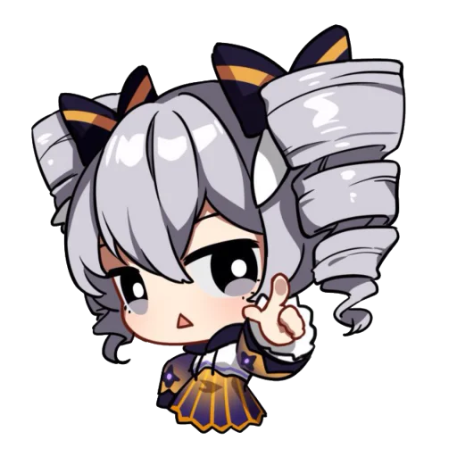 Эмодзи Honkai Impact 3rd Chibi