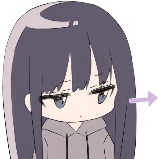 Эмодзи Худи девочка