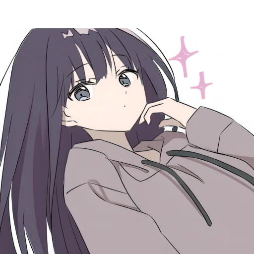 Эмодзи Худи девочка