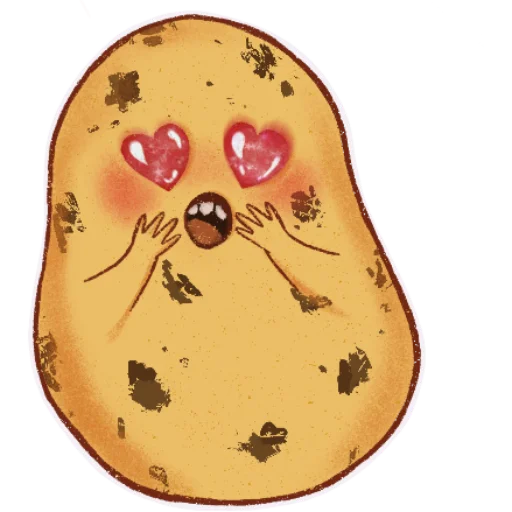 Эмодзи Hot potato