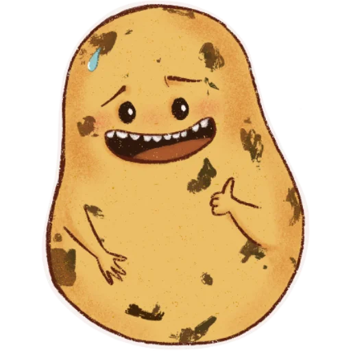 Эмодзи Hot potato
