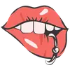 Эмодзи Hot Lips