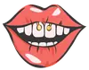 Эмодзи Hot Lips