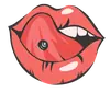 Эмодзи Hot Lips