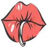 Эмодзи Hot Lips