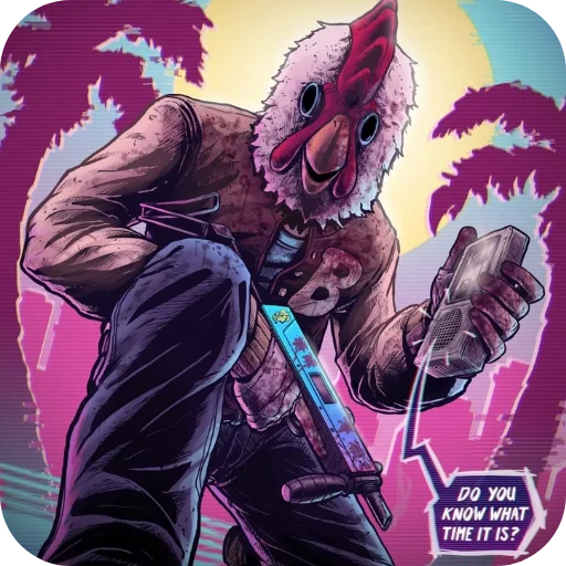 Эмодзи Hotline Miami