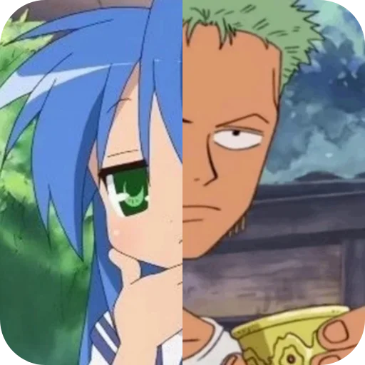 Эмодзи Konata or Zoro