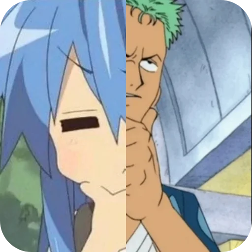 Эмодзи Konata or Zoro