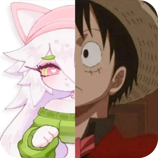 Эмодзи Cattail or Luffy