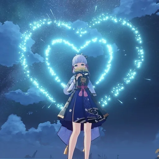 Эмодзи Сердечки геншин