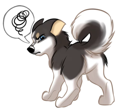 Эмодзи Huscai the Husky