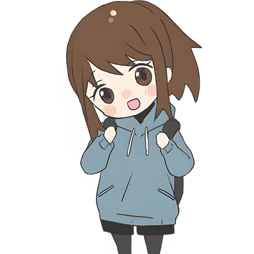 Эмодзи Хвостик тян