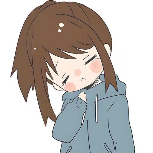 Эмодзи Хвостик тян