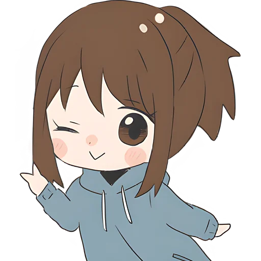 Эмодзи Хвостик тян