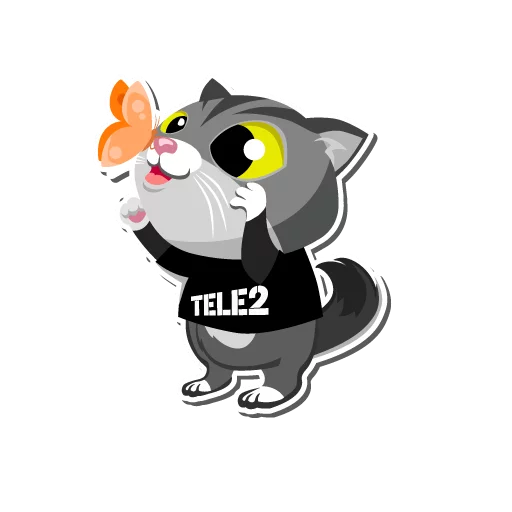 Эмодзи I love Tele2