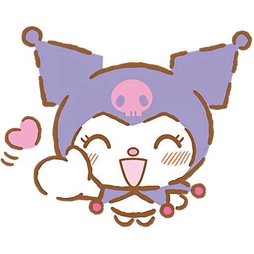 Эмодзи Я люблю Куроми