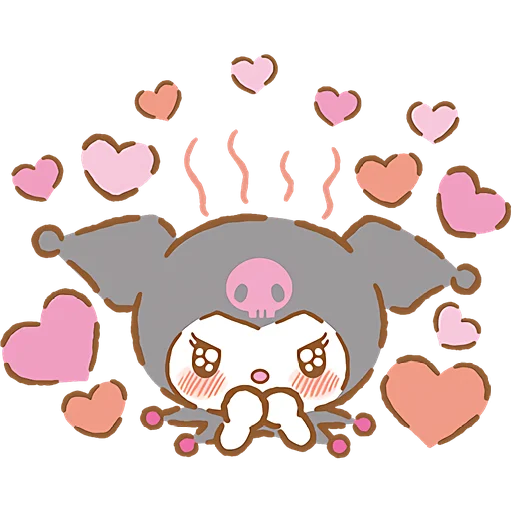 Эмодзи Я люблю Куроми