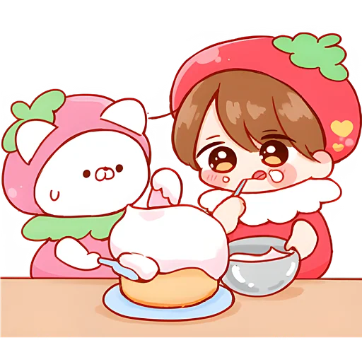 Эмодзи Ичиго чан