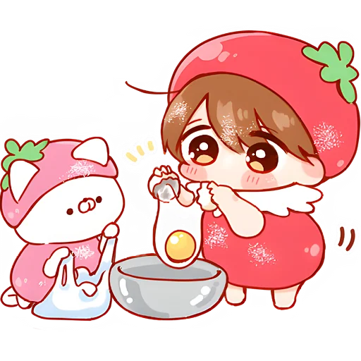 Эмодзи Ичиго чан