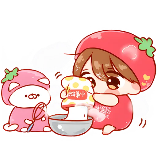 Эмодзи Ичиго чан