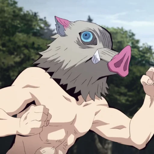 Эмодзи `Inosuke Hashibira.