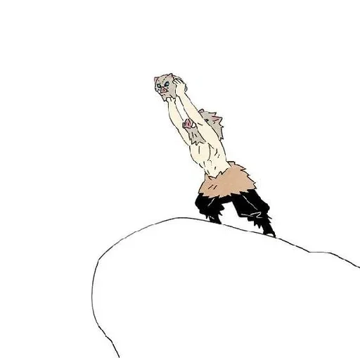 Эмодзи Inosuke meme