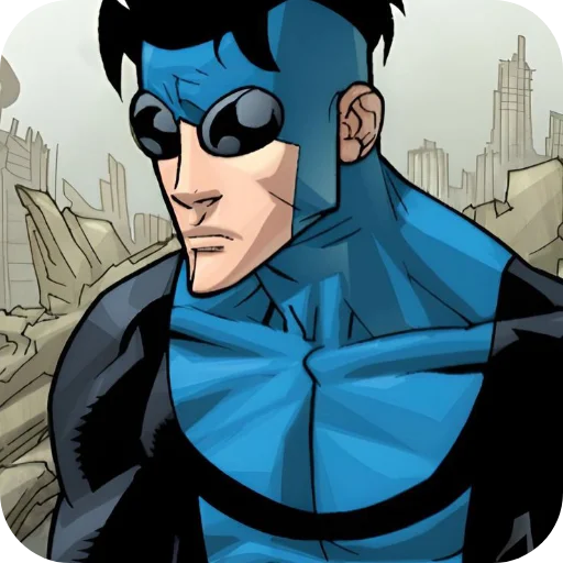 Эмодзи Invincible Blue Suit