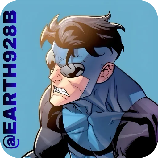 Эмодзи Invincible Blue Suit