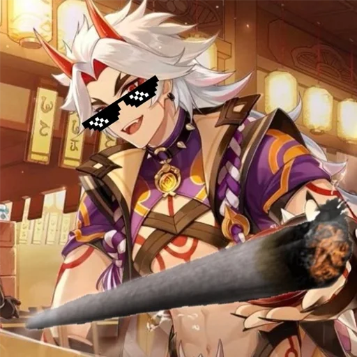 Эмодзи Itto | Genshin Impact