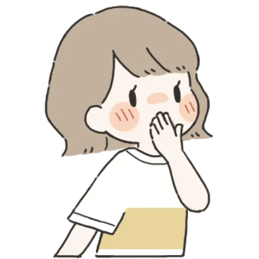 Эмодзи Я всегда рядом (тян)